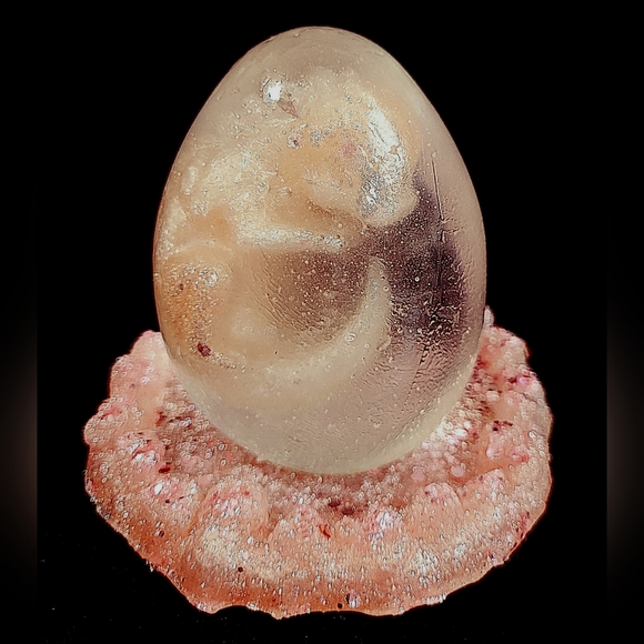 Handmade Resin Baby Dragon Egg in Nest. - Picture 13 of 16